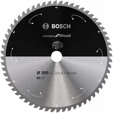 BOSCH  Disc Standard for Wood 305x30x60T special pentru circulare cu acu