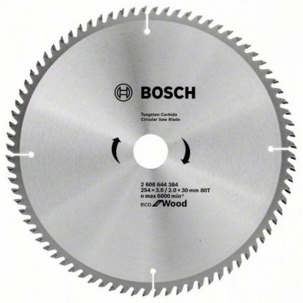 BOSCH  Disc Eco for Wood 254x30x80T